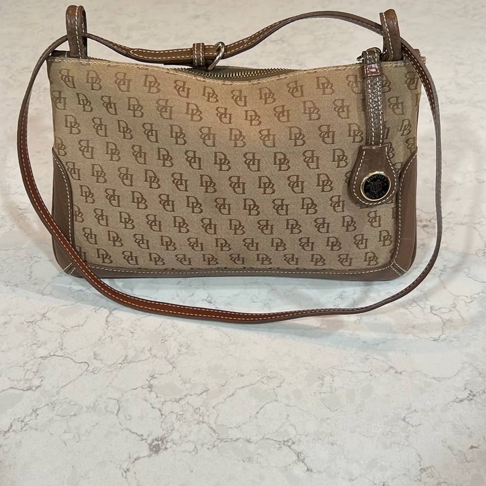 Vintage Dooney & Bourke Tan Leather Small Tote